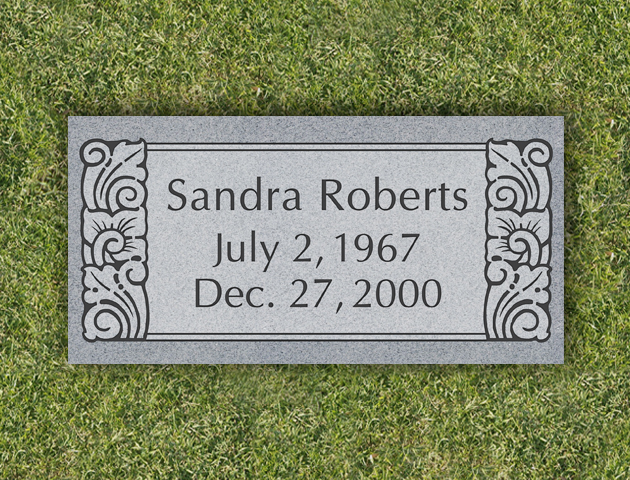 Paisley Granite Cemetery Grave Marker | LoveMarkers.com