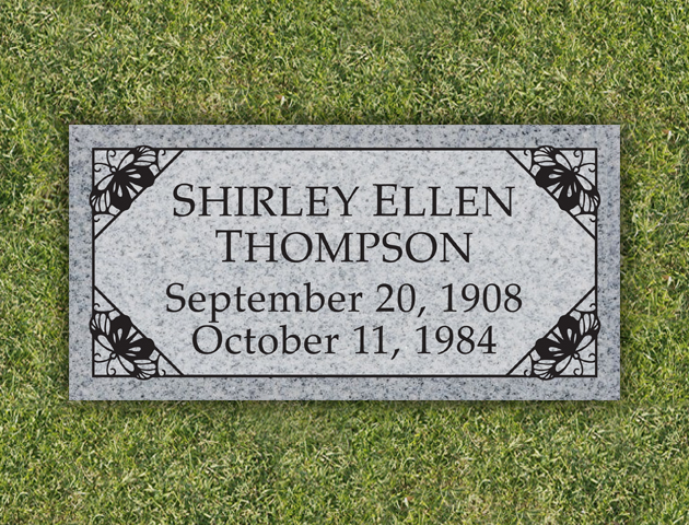 SINGLE BRONZE CEMETERY MARKERS | GRAVE MARKERS | LoveMarkers.com